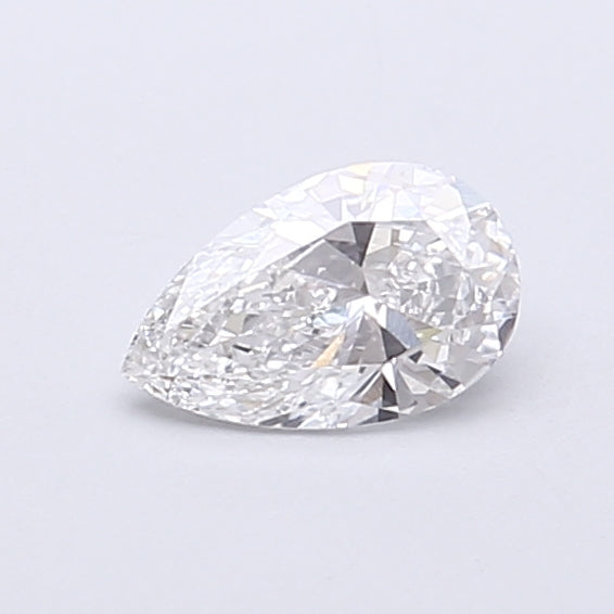 0.38 Carat Pear Shaped, Very Good Cut, D Color, VVS2 Clarity, IGI Certified Lab Grown Diamond