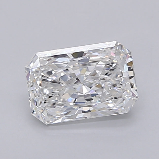 1.03 Carat Radiant Shaped, Ideal Cut, E Color, VVS2 Clarity, IGI Certified Lab Grown Diamond