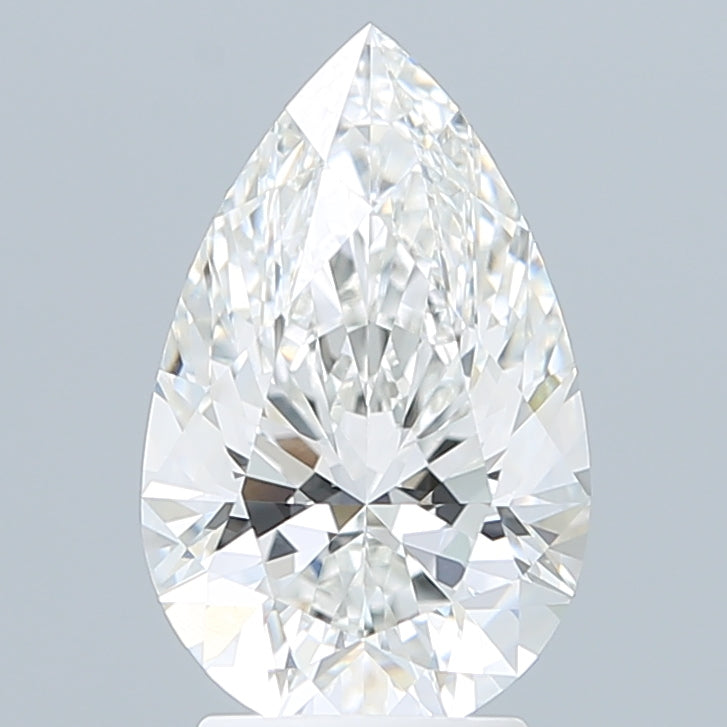 3.07 Carat Pear Shaped, Excellent Cut, F Color, VVS2 Clarity, IGI Certified Lab Grown Diamond