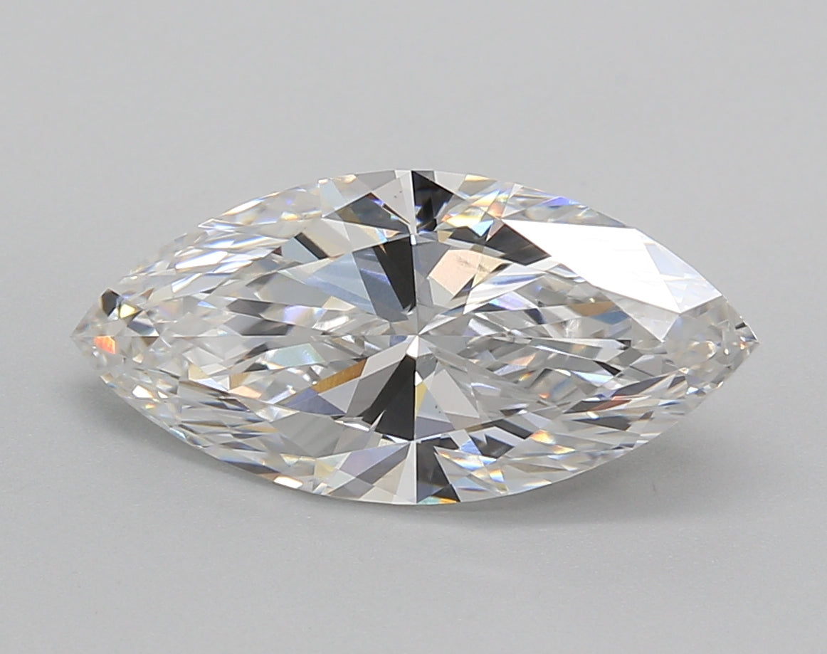 3.00 Carat Marquise Shaped, Very Good Cut, F Color, VS1 Clarity, IGI Certified Lab Grown Diamond