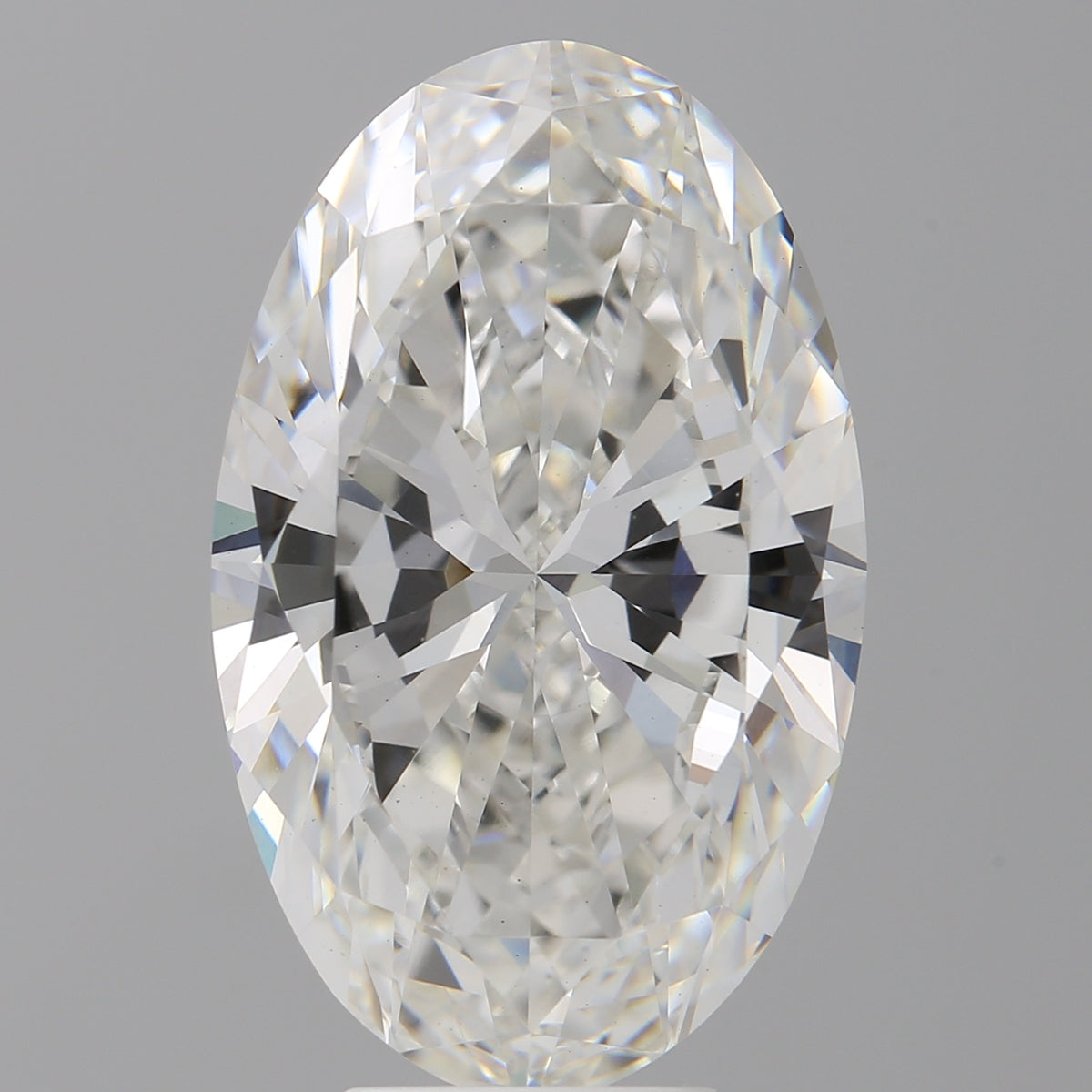 7.08 Carat Oval Shaped, Ideal Cut, F Color, VVS2 Clarity, IGI Certified Lab Grown Diamond