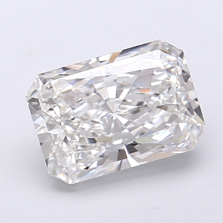 2.32 Carat Radiant Shaped, Very Good Cut, F Color, VS1 Clarity, IGI Certified Lab Grown Diamond