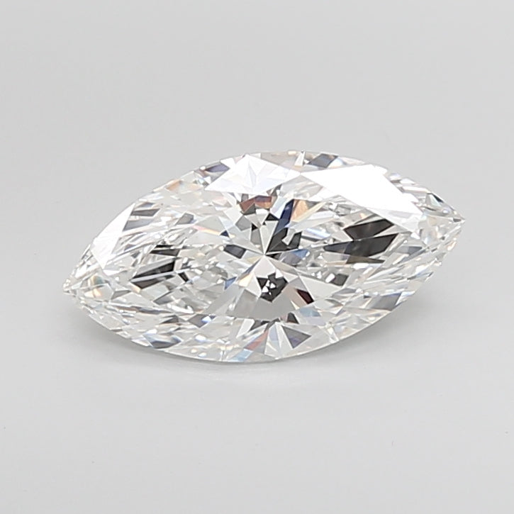 3.05 Carat Marquise Shaped, Ideal Cut, F Color, VVS2 Clarity, IGI Certified Lab Grown Diamond