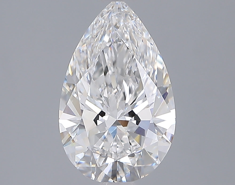 2.07 Carat Pear Shaped, Ideal Cut, E Color, VVS1 Clarity, IGI Certified Lab Grown Diamond