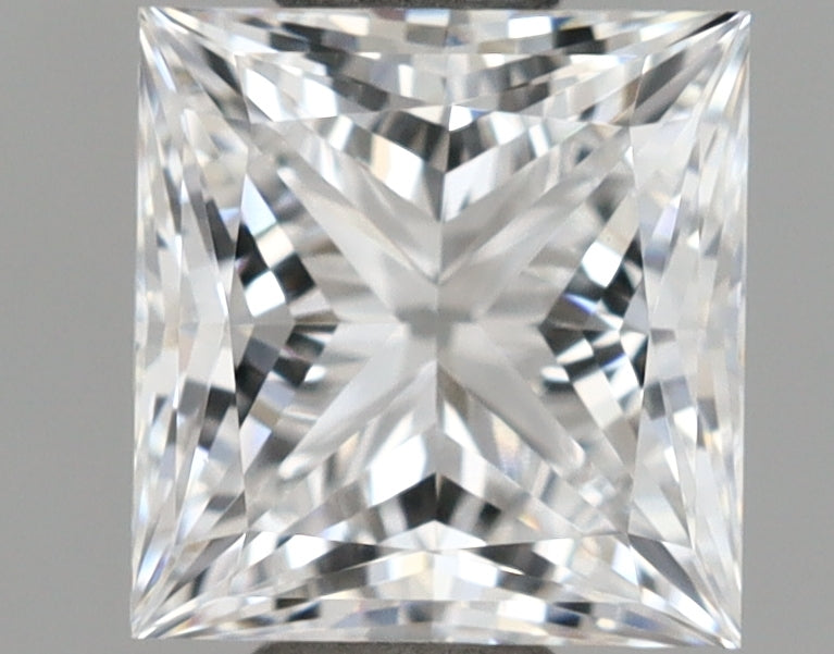1.02 Carat Princess Shaped, Ideal Cut, D Color, VVS1 Clarity, IGI Certified Lab Grown Diamond