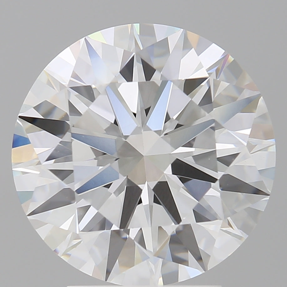 4.04 Carat Round Shaped, Ideal Cut, E Color, VVS2 Clarity, IGI Certified Lab Grown Diamond