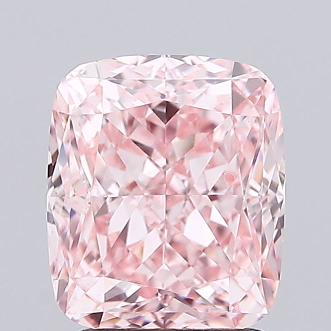 2.54 Carat Cushion Shaped, Ideal Cut, VVS2 Clarity, IGI Certified Lab Grown Diamond