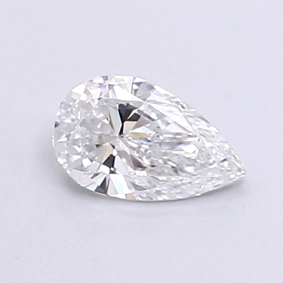 0.34 Carat Pear Shaped, Very Good Cut, D Color, VVS2 Clarity, IGI Certified Lab Grown Diamond
