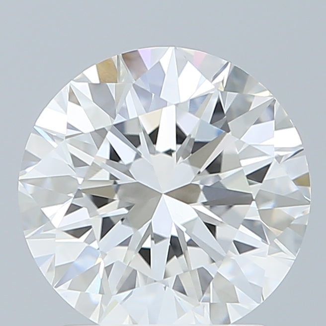 2.10 Carat Round Shaped, Excellent Cut, E Color, VVS2 Clarity, IGI Certified Lab Grown Diamond
