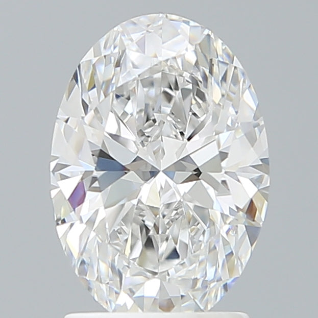 2.06 Carat Oval Shaped, Ideal Cut, D Color, VVS2 Clarity, IGI Certified Lab Grown Diamond