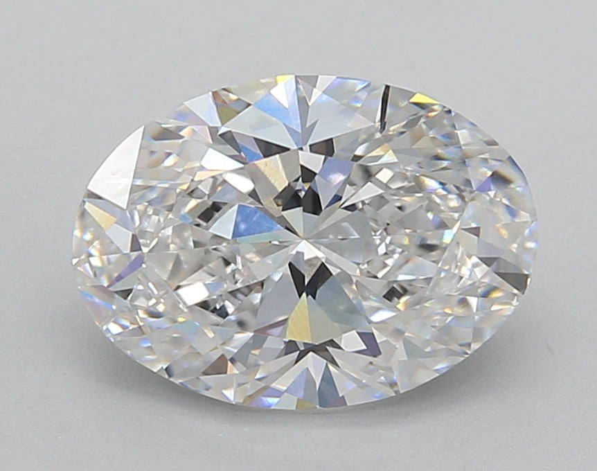 2.50 Carat Oval Shaped, Very Good Cut, D Color, VS1 Clarity, IGI Certified Lab Grown Diamond