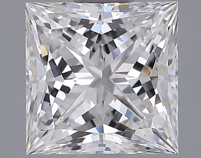 1.01 Carat Princess Shaped, Ideal Cut, E Color, VVS1 Clarity, IGI Certified Lab Grown Diamond