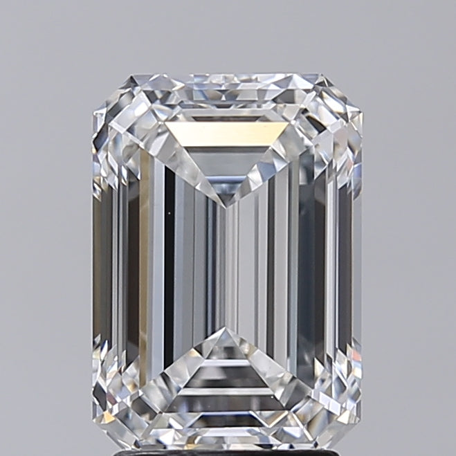 3.02 Carat Emerald Shaped, Very Good Cut, E Color, VVS2 Clarity, IGI Certified Lab Grown Diamond