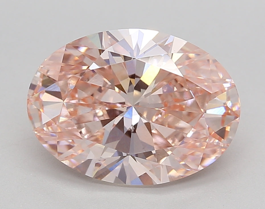 3.10 Carat Oval Shaped, Ideal Cut, VVS2 Clarity, IGI Certified Lab Grown Diamond
