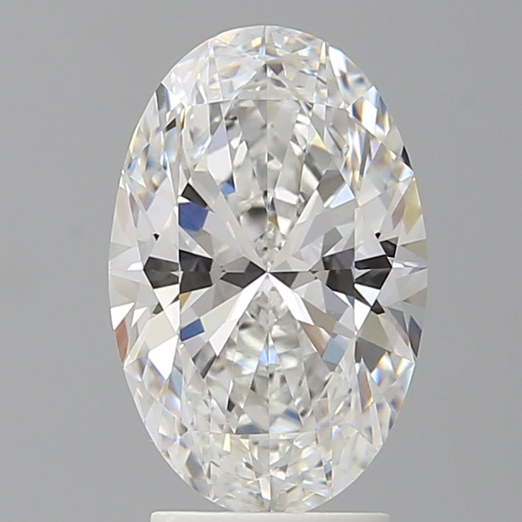 3.02 Carat Oval Shaped, Ideal Cut, E Color, VVS2 Clarity, IGI Certified Lab Grown Diamond