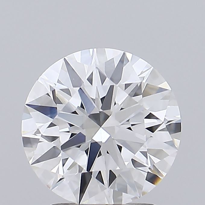 2.06 Carat Round Shaped, Ideal Cut, E Color, VVS2 Clarity, IGI Certified Lab Grown Diamond