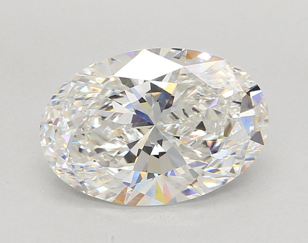 3.55 Carat Oval Shaped, Ideal Cut, E Color, VVS1 Clarity, IGI Certified Lab Grown Diamond