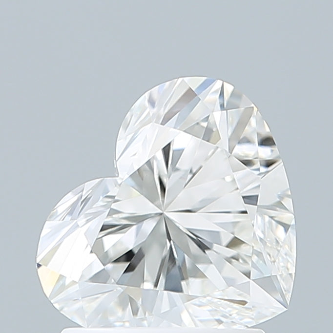 1.60 Carat Heart Shaped, Ideal Cut, F Color, VVS2 Clarity, IGI Certified Lab Grown Diamond