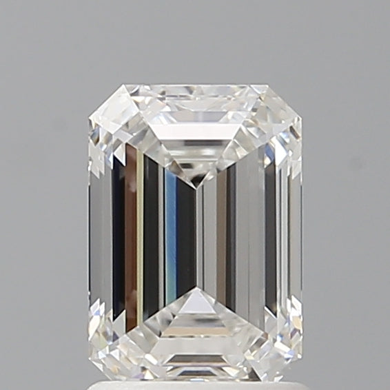1.50 Carat Emerald Shaped, Ideal Cut, E Color, VVS2 Clarity, IGI Certified Lab Grown Diamond
