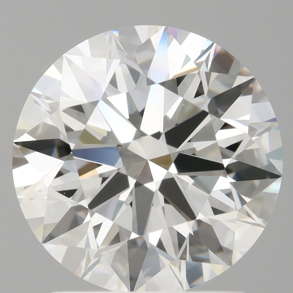 2.06 Carat Round Shaped, Ideal Cut, F Color, VVS2 Clarity, IGI Certified Lab Grown Diamond