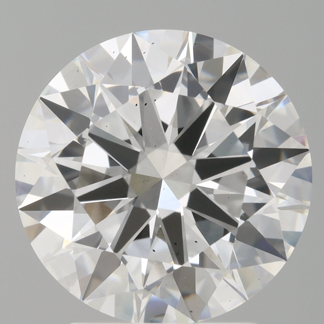 2.97 Carat Round Shaped, Excellent Cut, E Color, VS2 Clarity, IGI Certified Lab Grown Diamond