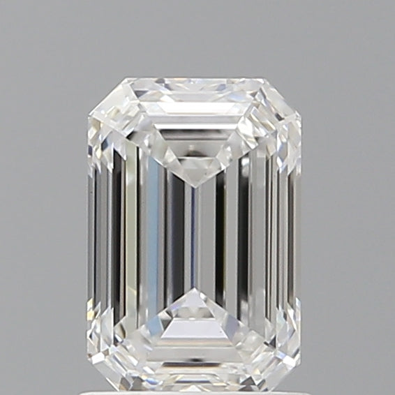 1.54 Carat Emerald Shaped, Ideal Cut, D Color, VVS2 Clarity, IGI Certified Lab Grown Diamond