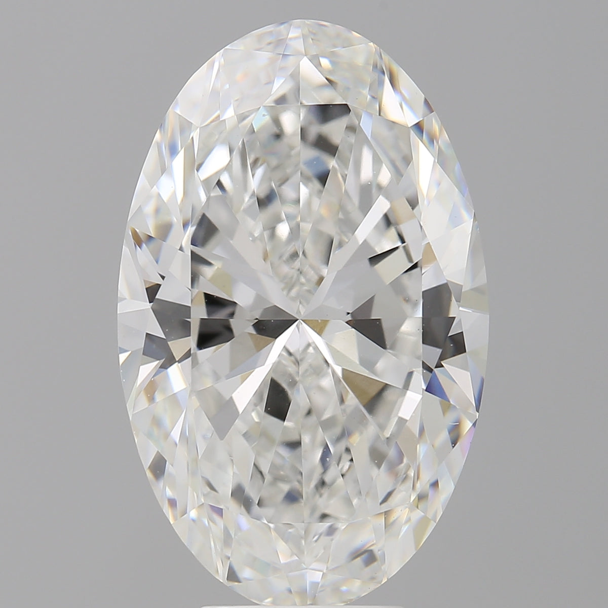7.99 Carat Oval Shaped, Ideal Cut, F Color, VVS2 Clarity, IGI Certified Lab Grown Diamond