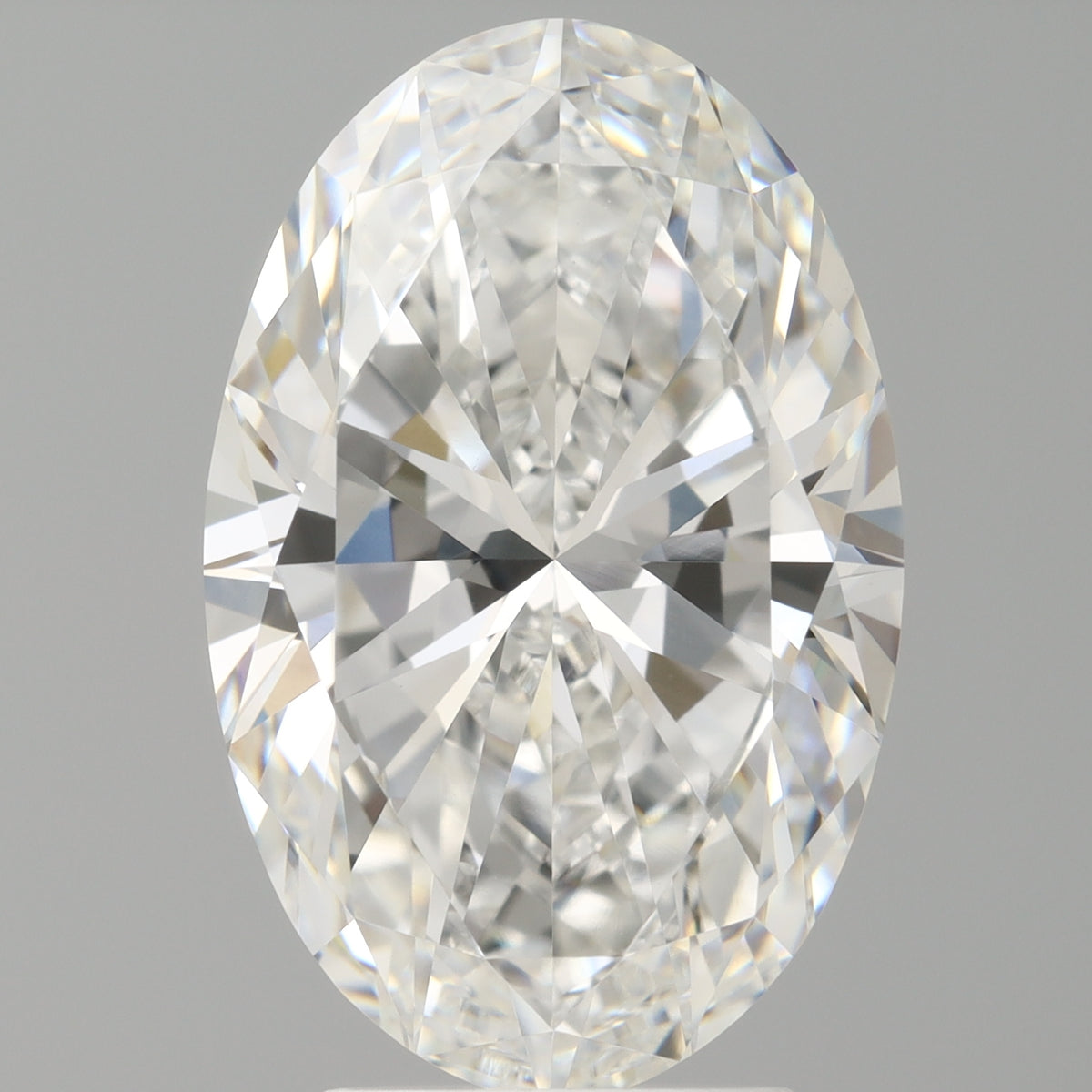 4.10 Carat Oval Shaped, Ideal Cut, E Color, VVS2 Clarity, IGI Certified Lab Grown Diamond