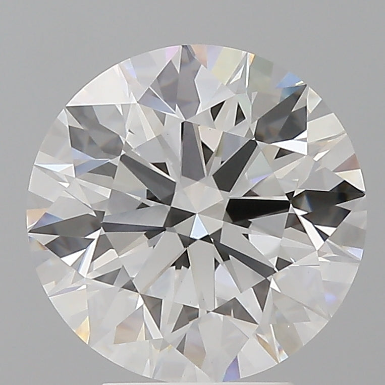 4.10 Carat Round Shaped, Ideal Cut, E Color, VVS2 Clarity, IGI Certified Lab Grown Diamond