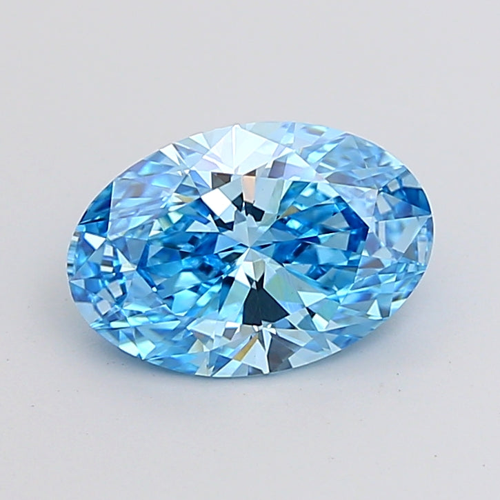 3.01 Carat Oval Shaped, Ideal Cut, VVS2 Clarity, IGI Certified Lab Grown Diamond