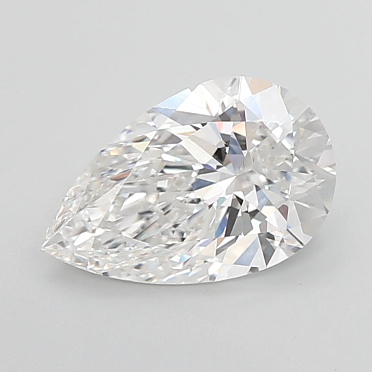 3.26 Carat Pear Shaped, Ideal Cut, D Color, VS1 Clarity, IGI Certified Lab Grown Diamond