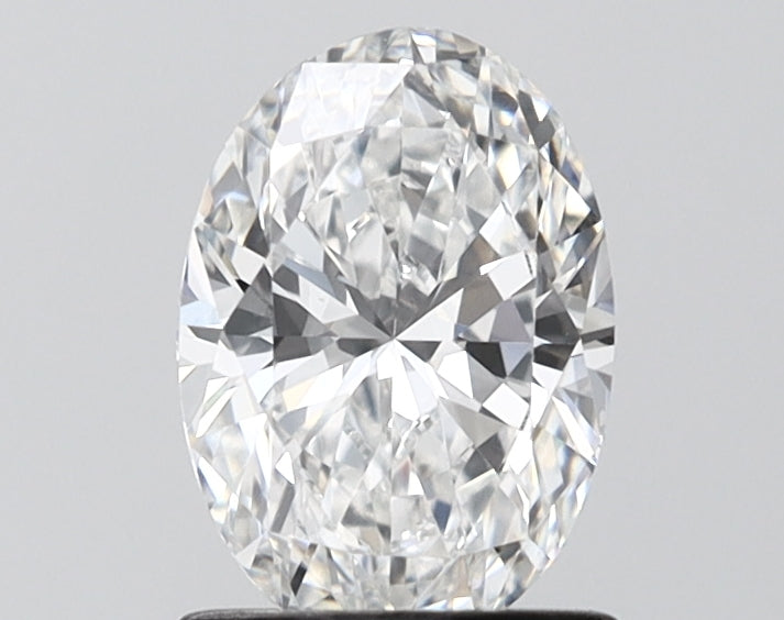 1.10 Carat Oval Shaped, Ideal Cut, D Color, VVS2 Clarity, IGI Certified Lab Grown Diamond