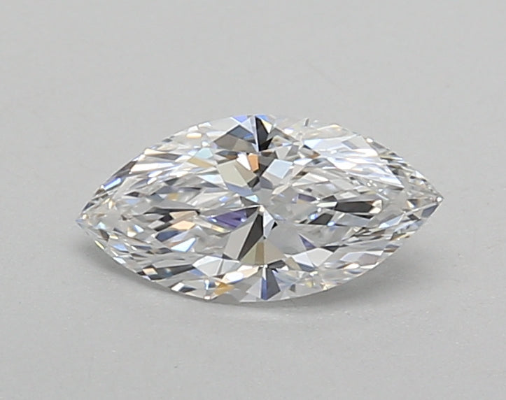 0.50 Carat Marquise Shaped, Excellent Cut, E Color, VVS2 Clarity, IGI Certified Lab Grown Diamond