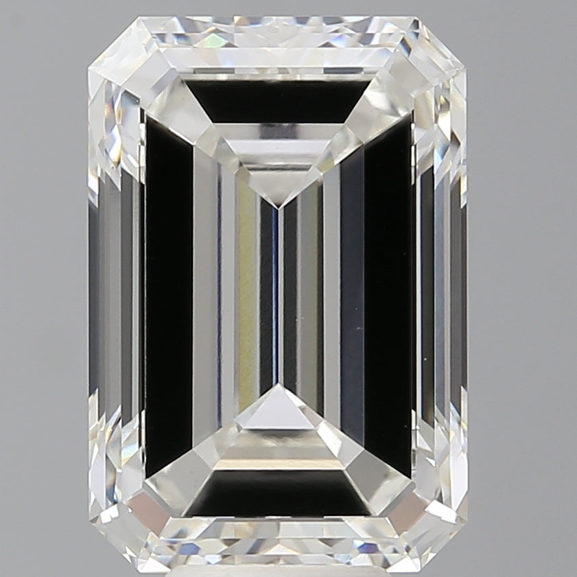 9.00 Carat Emerald Shaped, Excellent Cut, F Color, VS1 Clarity, IGI Certified Lab Grown Diamond
