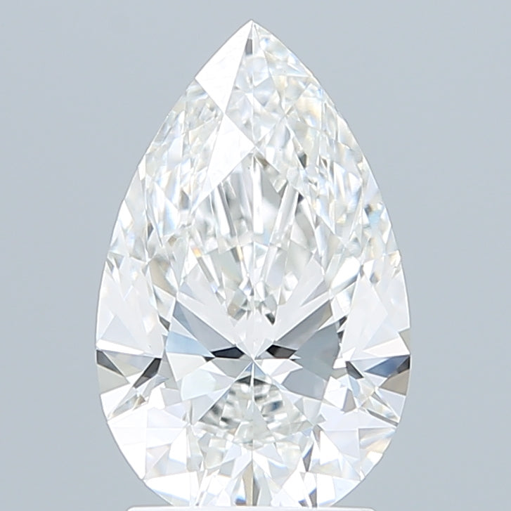 2.29 Carat Pear Shaped, Excellent Cut, F Color, VS1 Clarity, IGI Certified Lab Grown Diamond