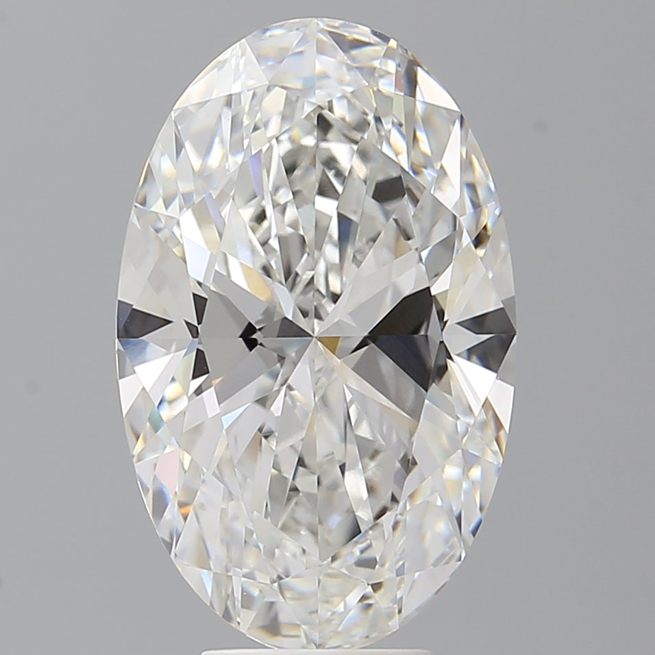 6.56 Carat Oval Shaped, Ideal Cut, E Color, VVS2 Clarity, IGI Certified Lab Grown Diamond