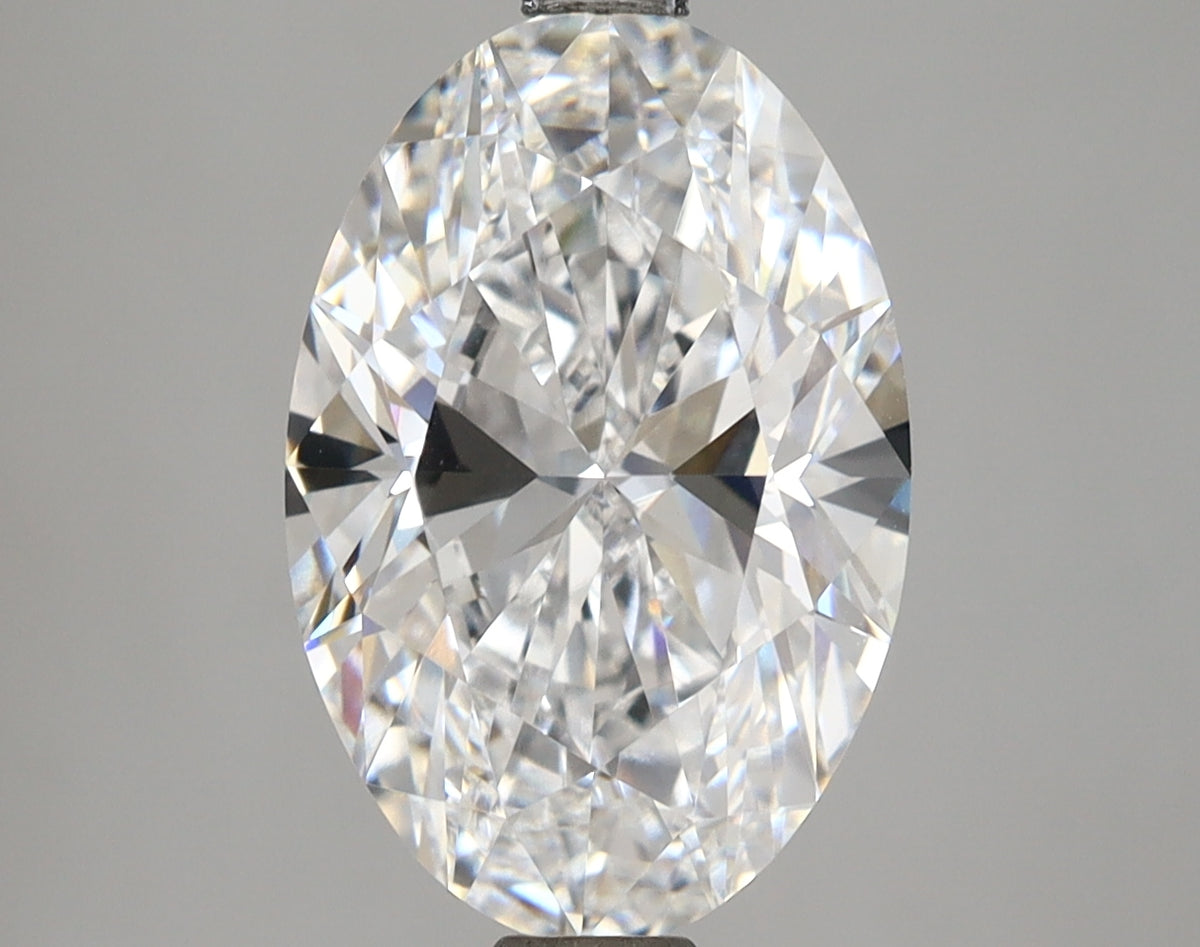 3.78 Carat Oval Shaped, Ideal Cut, D Color, VVS1 Clarity, IGI Certified Lab Grown Diamond
