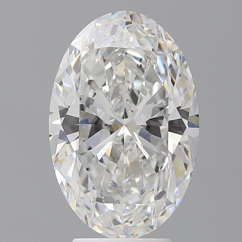 4.53 Carat Oval Shaped, Ideal Cut, E Color, VVS2 Clarity, IGI Certified Lab Grown Diamond
