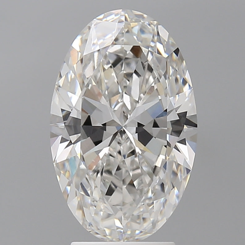 3.50 Carat Oval Shaped, Ideal Cut, F Color, VS1 Clarity, IGI Certified Lab Grown Diamond