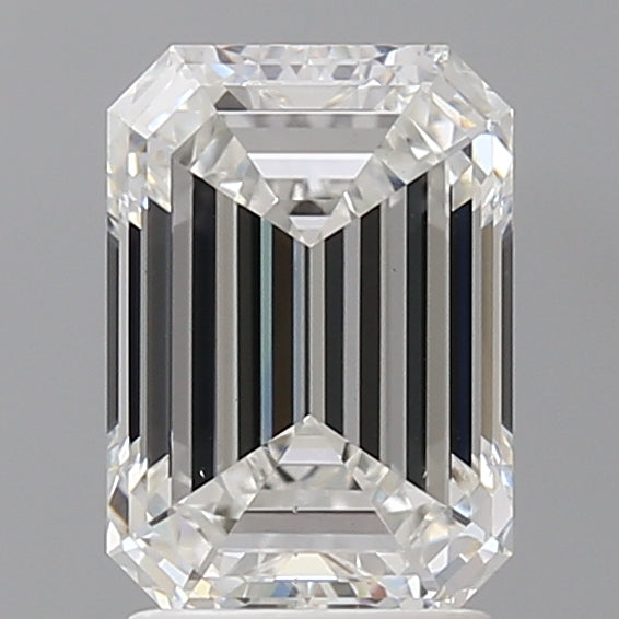 2.50 Carat Emerald Shaped, Ideal Cut, E Color, VS1 Clarity, IGI Certified Lab Grown Diamond