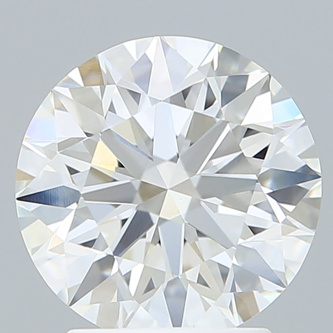 2.60 Carat Round Shaped, Ideal Cut, F Color, VVS2 Clarity, IGI Certified Lab Grown Diamond