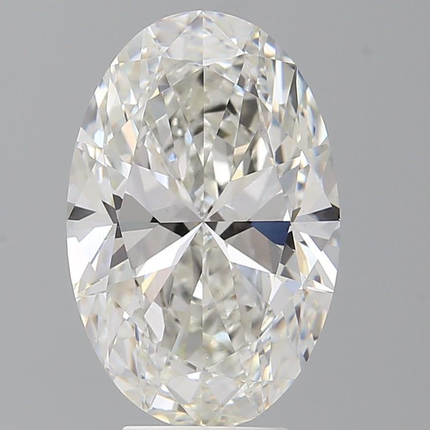5.50 Carat Oval Shaped, Excellent Cut, F Color, VS1 Clarity, IGI Certified Lab Grown Diamond