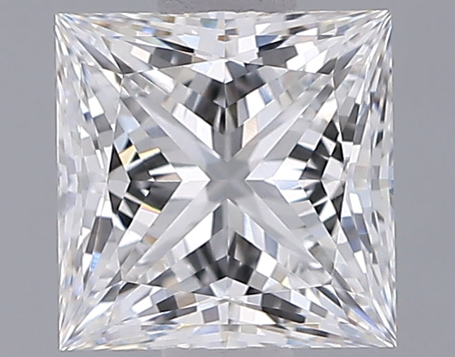 1.33 Carat Princess Shaped, Ideal Cut, E Color, VVS1 Clarity, IGI Certified Lab Grown Diamond