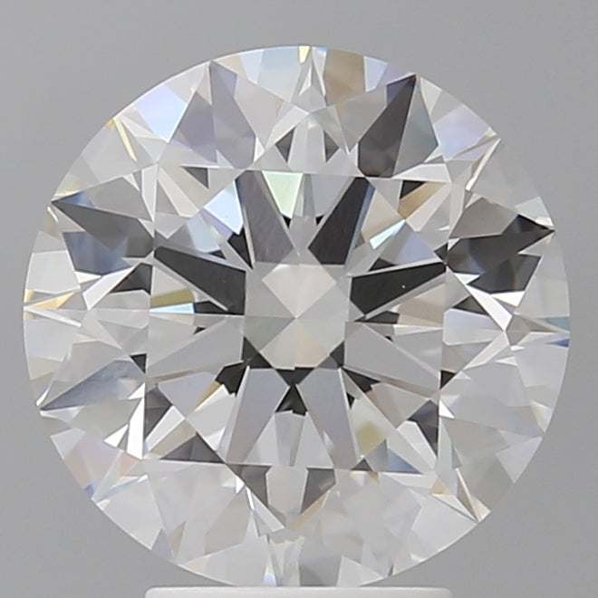 4.58 Carat Round Shaped, Ideal Cut, E Color, VVS2 Clarity, IGI Certified Lab Grown Diamond