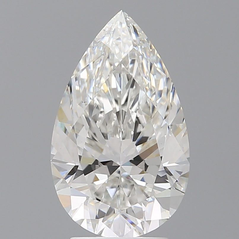3.57 Carat Pear Shaped, Ideal Cut, E Color, VS1 Clarity, IGI Certified Lab Grown Diamond