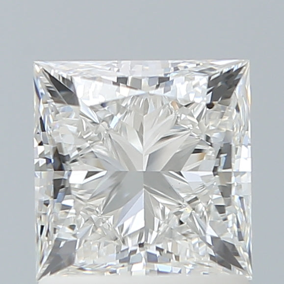 1.55 Carat Princess Shaped, Ideal Cut, F Color, VVS2 Clarity, IGI Certified Lab Grown Diamond