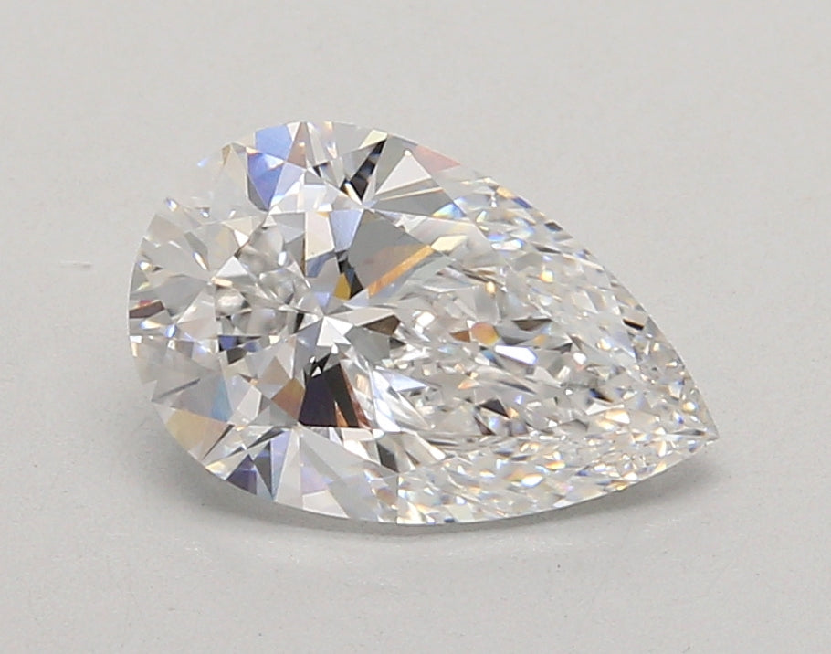 2.03 Carat Pear Shaped, Ideal Cut, E Color, VVS1 Clarity, IGI Certified Lab Grown Diamond