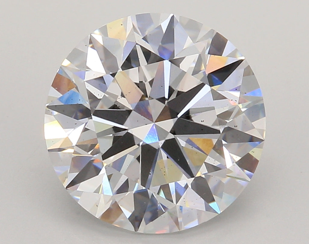 5.52 Carat Round Shaped, Ideal Cut, D Color, SI1 Clarity, IGI Certified Lab Grown Diamond