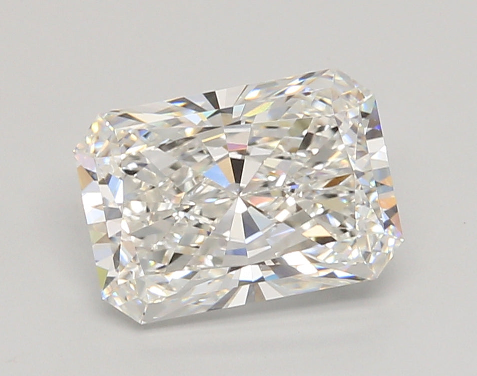 3.06 Carat Radiant Shaped, Ideal Cut, E Color, VVS2 Clarity, IGI Certified Lab Grown Diamond