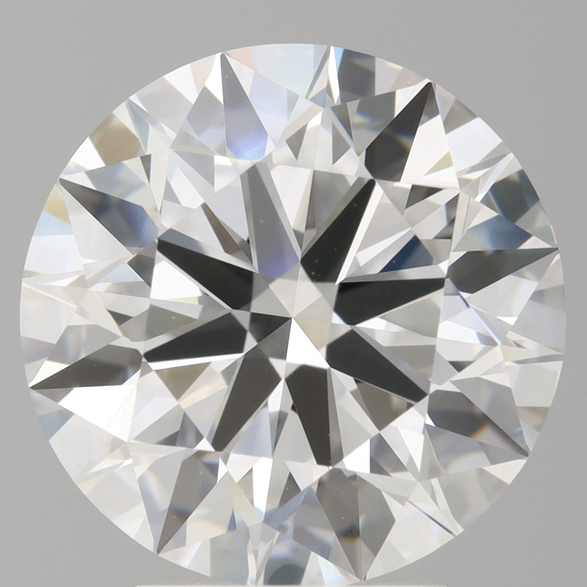 4.10 Carat Round Shaped, Ideal Cut, E Color, VVS2 Clarity, IGI Certified Lab Grown Diamond